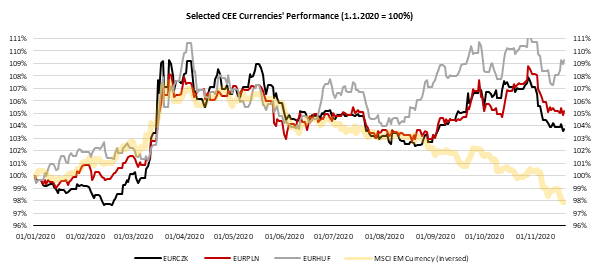 CEE Currencies Performance
