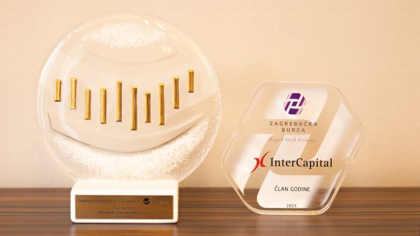 InterCapital Awarded Member of the Year at Zagreb Stock Exchange and Ljubljana Stock Exchange